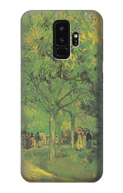 S3748 Van Gogh A Lane in a Public Garden Case For Samsung Galaxy S9 Plus