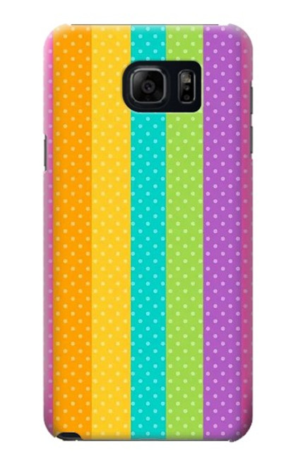 S3678 Colorful Rainbow Vertical Case For Samsung Galaxy S6 Edge Plus