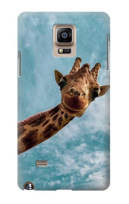 S3680 Cute Smile Giraffe Case For Samsung Galaxy Note 4