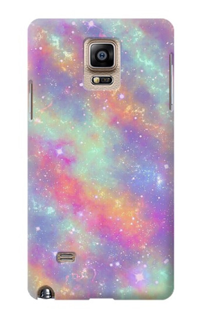 S3706 Pastel Rainbow Galaxy Pink Sky Case For Samsung Galaxy Note 4
