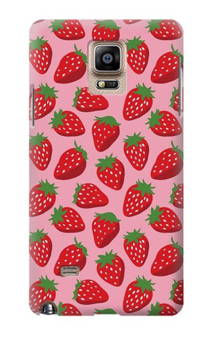 S3719 Strawberry Pattern Case For Samsung Galaxy Note 4