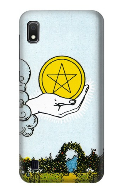 S3722 Tarot Card Ace of Pentacles Coins Case For Samsung Galaxy A10