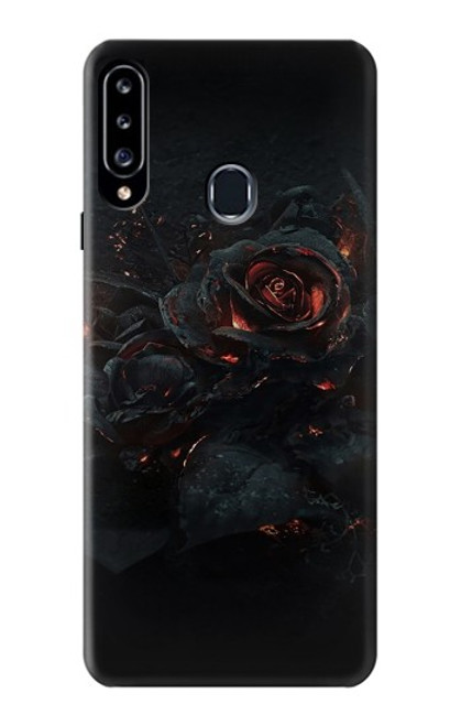 S3672 Burned Rose Case For Samsung Galaxy A20s