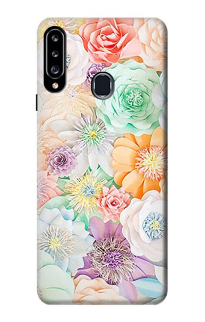 S3705 Pastel Floral Flower Case For Samsung Galaxy A20s