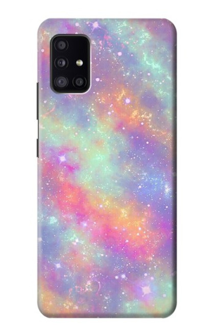 S3706 Pastel Rainbow Galaxy Pink Sky Case For Samsung Galaxy A41