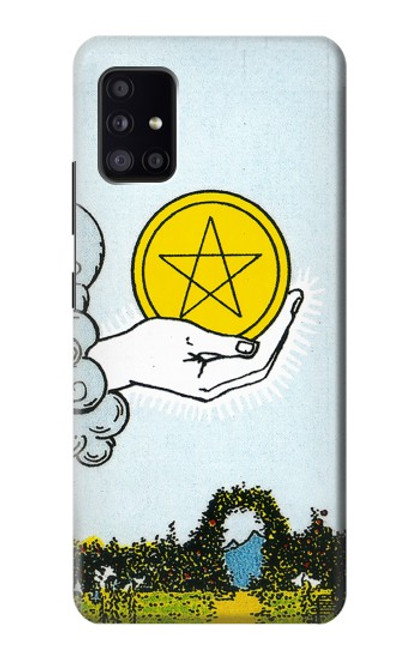 S3722 Tarot Card Ace of Pentacles Coins Case For Samsung Galaxy A41