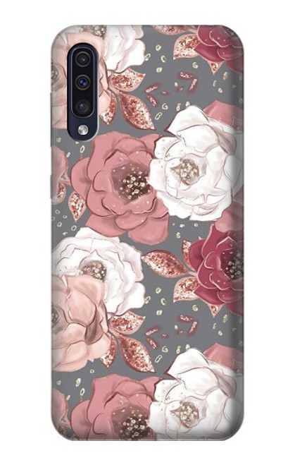 S3716 Rose Floral Pattern Case For Samsung Galaxy A70