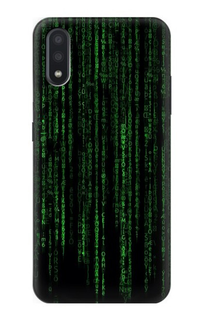 S3668 Binary Code Case For Samsung Galaxy A01