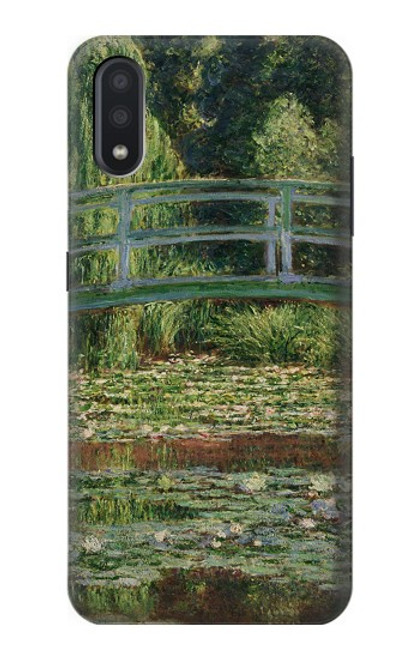 S3674 Claude Monet Footbridge and Water Lily Pool Case For Samsung Galaxy A01