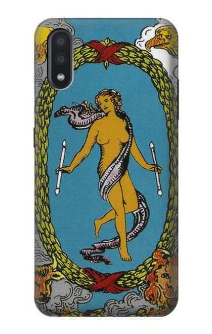 S3746 Tarot Card The World Case For Samsung Galaxy A01