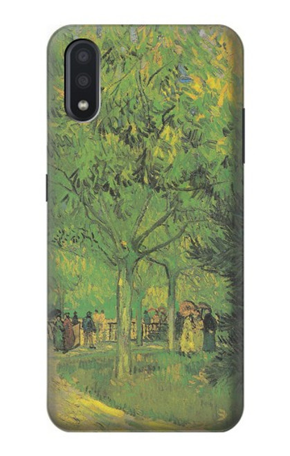 S3748 Van Gogh A Lane in a Public Garden Case For Samsung Galaxy A01