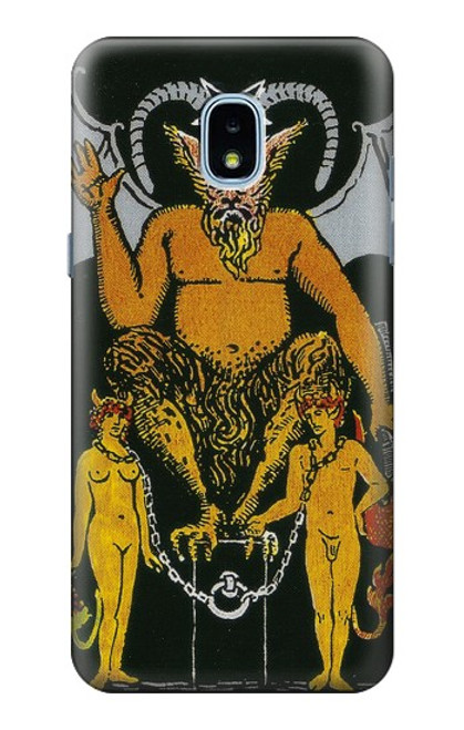 S3740 Tarot Card The Devil Case For Samsung Galaxy J3 (2018), J3 Star, J3 V 3rd Gen, J3 Orbit, J3 Achieve, Express Prime 3, Amp Prime 3