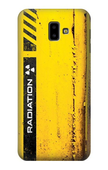 S3714 Radiation Warning Case For Samsung Galaxy J6+ (2018), J6 Plus (2018)