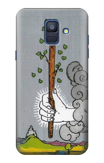 S3723 Tarot Card Age of Wands Case For Samsung Galaxy A6 (2018)