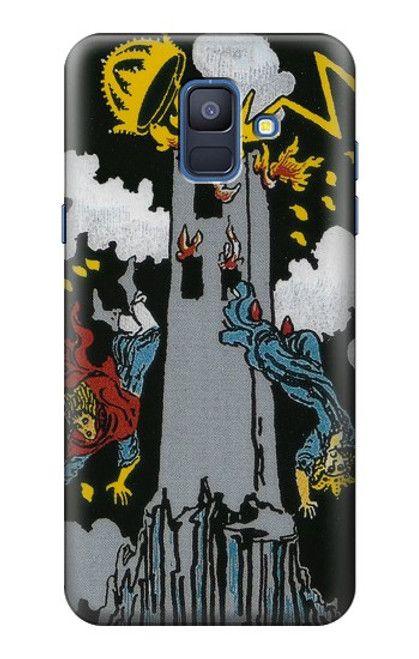 S3745 Tarot Card The Tower Case For Samsung Galaxy A6 (2018)