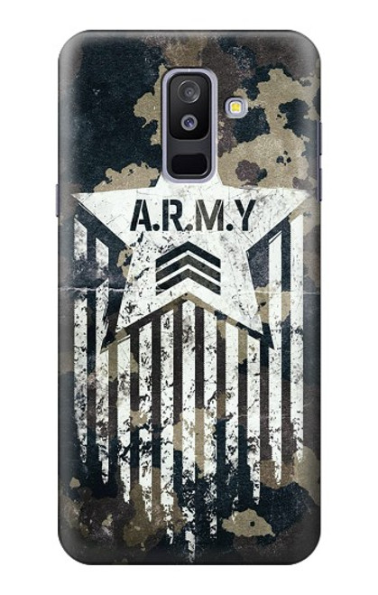 S3666 Army Camo Camouflage Case For Samsung Galaxy A6+ (2018), J8 Plus 2018, A6 Plus 2018