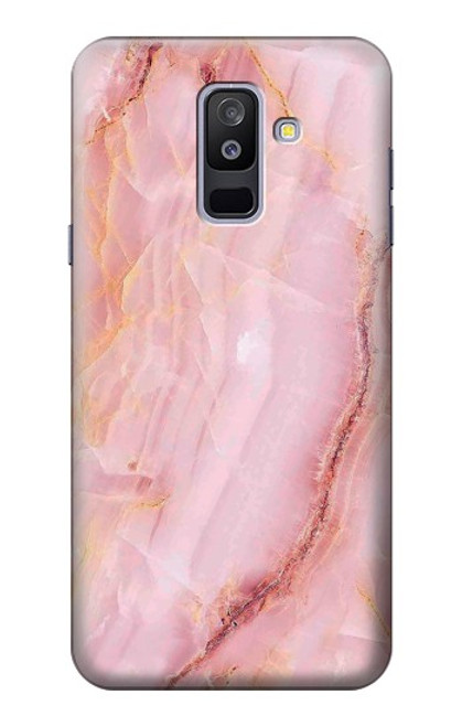 S3670 Blood Marble Case For Samsung Galaxy A6+ (2018), J8 Plus 2018, A6 Plus 2018