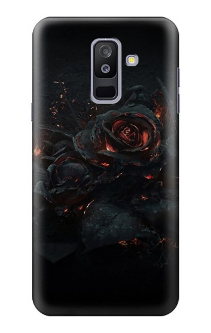 S3672 Burned Rose Case For Samsung Galaxy A6+ (2018), J8 Plus 2018, A6 Plus 2018