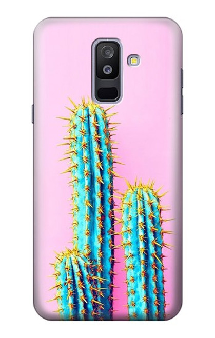 S3673 Cactus Case For Samsung Galaxy A6+ (2018), J8 Plus 2018, A6 Plus 2018