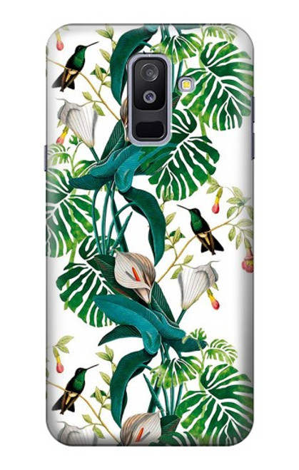 S3697 Leaf Life Birds Case For Samsung Galaxy A6+ (2018), J8 Plus 2018, A6 Plus 2018