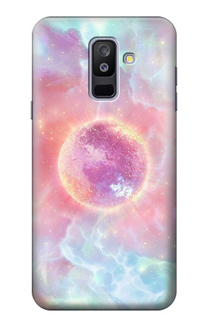 S3709 Pink Galaxy Case For Samsung Galaxy A6+ (2018), J8 Plus 2018, A6 Plus 2018