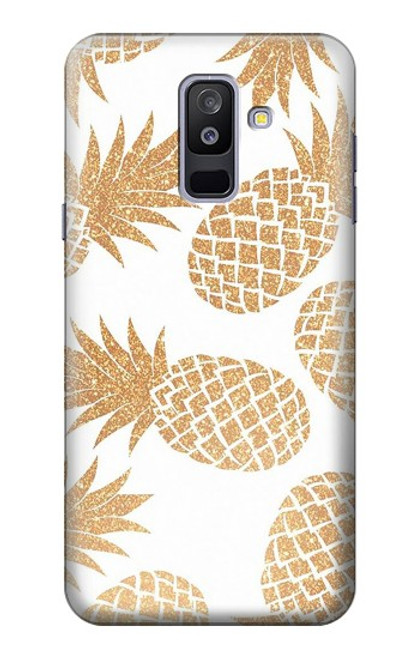 S3718 Seamless Pineapple Case For Samsung Galaxy A6+ (2018), J8 Plus 2018, A6 Plus 2018