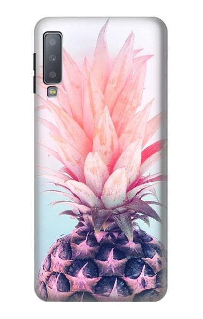 S3711 Pink Pineapple Case For Samsung Galaxy A7 (2018)