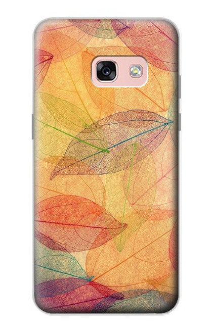 S3686 Fall Season Leaf Autumn Case For Samsung Galaxy A3 (2017)