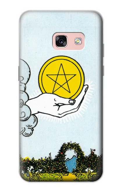 S3722 Tarot Card Ace of Pentacles Coins Case For Samsung Galaxy A3 (2017)