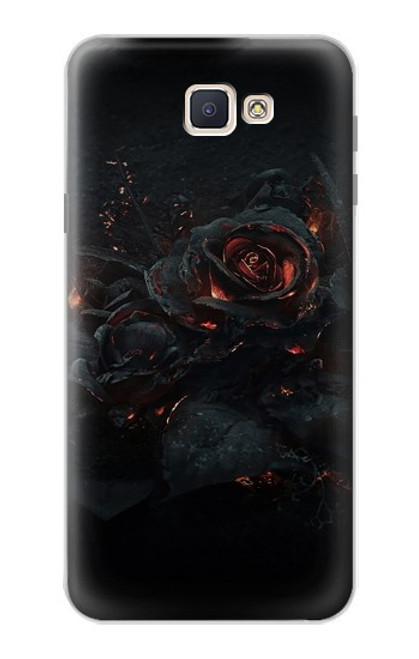 S3672 Burned Rose Case For Samsung Galaxy J7 Prime (SM-G610F)