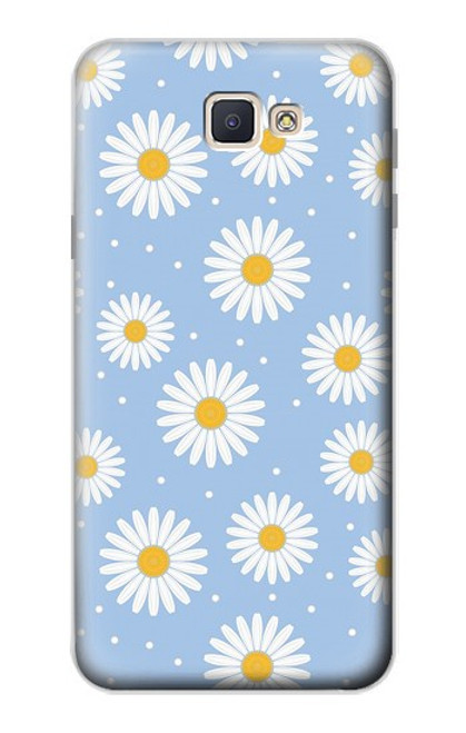 S3681 Daisy Flowers Pattern Case For Samsung Galaxy J7 Prime (SM-G610F)