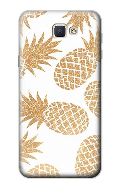 S3718 Seamless Pineapple Case For Samsung Galaxy J7 Prime (SM-G610F)