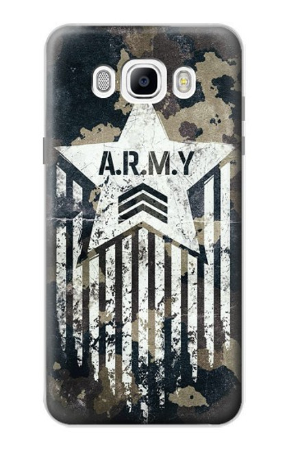 S3666 Army Camo Camouflage Case For Samsung Galaxy J7 (2016)