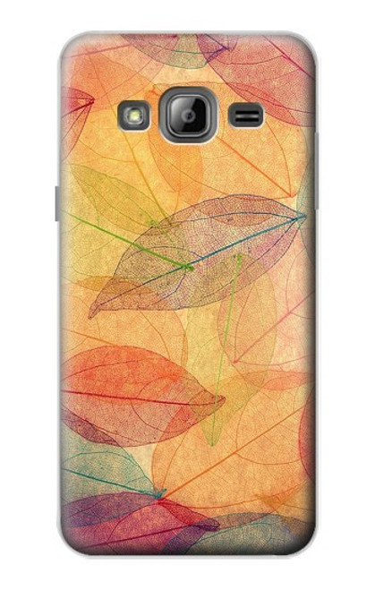 S3686 Fall Season Leaf Autumn Case For Samsung Galaxy J3 (2016)