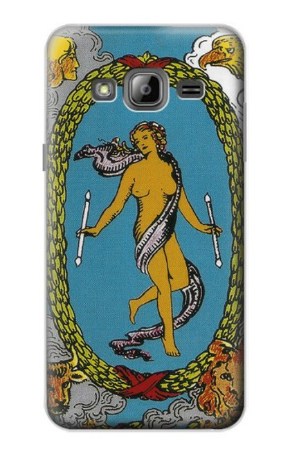 S3746 Tarot Card The World Case For Samsung Galaxy J3 (2016)