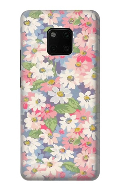S3688 Floral Flower Art Pattern Case For Huawei Mate 20 Pro