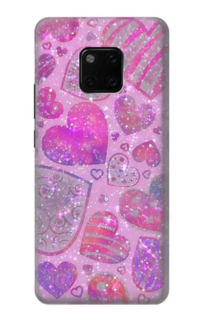 S3710 Pink Love Heart Case For Huawei Mate 20 Pro