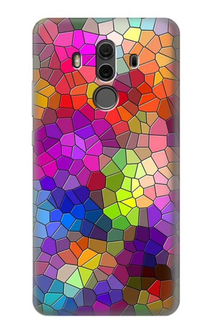 S3677 Colorful Brick Mosaics Case For Huawei Mate 10 Pro, Porsche Design