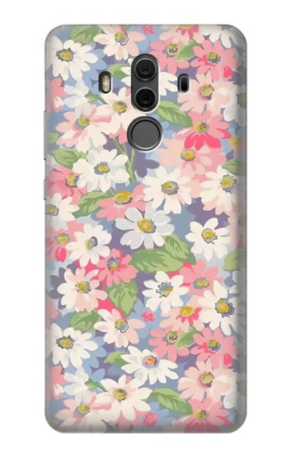 S3688 Floral Flower Art Pattern Case For Huawei Mate 10 Pro, Porsche Design