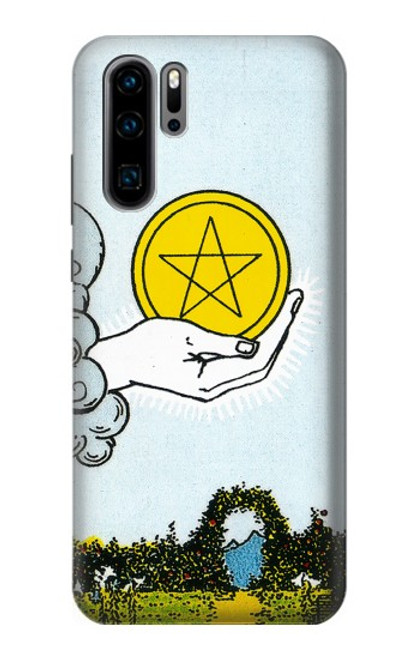 S3722 Tarot Card Ace of Pentacles Coins Case For Huawei P30 Pro
