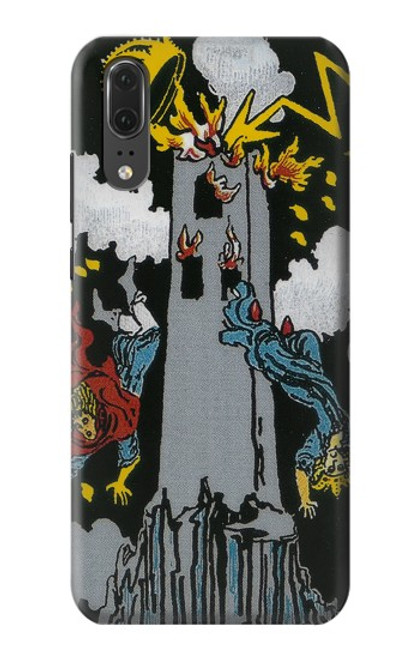 S3745 Tarot Card The Tower Case For Huawei P20