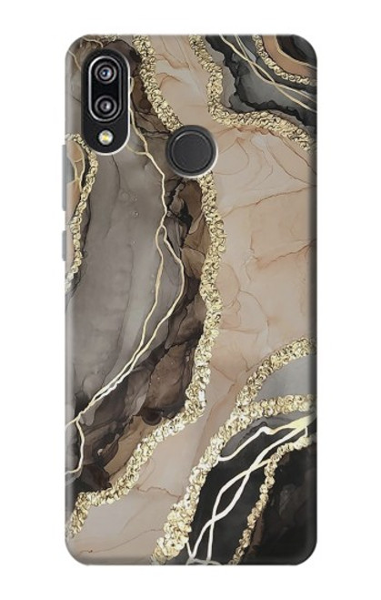 S3700 Marble Gold Graphic Printed Case For Huawei P20 Lite