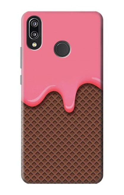 S3754 Strawberry Ice Cream Cone Case For Huawei P20 Lite