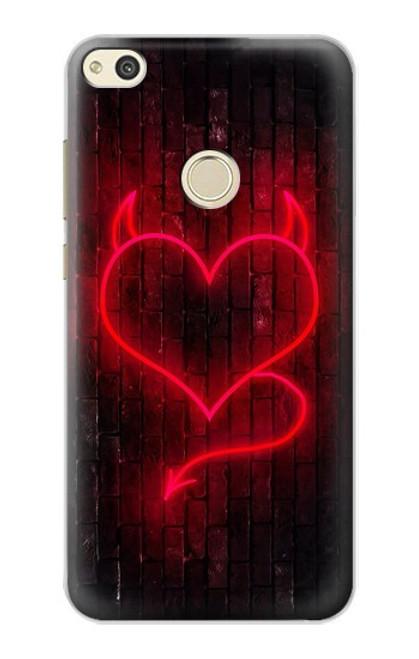 S3682 Devil Heart Case For Huawei P8 Lite (2017)