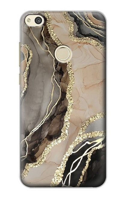 S3700 Marble Gold Graphic Printed Case For Huawei P8 Lite (2017)