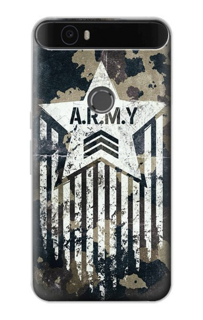 S3666 Army Camo Camouflage Case For Huawei Nexus 6P