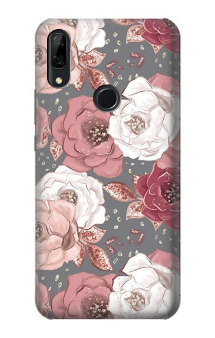 S3716 Rose Floral Pattern Case For Huawei P Smart Z, Y9 Prime 2019