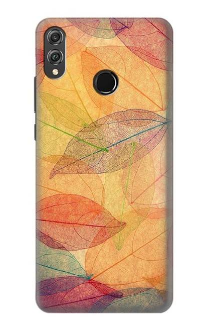 S3686 Fall Season Leaf Autumn Case For Huawei Honor 8X