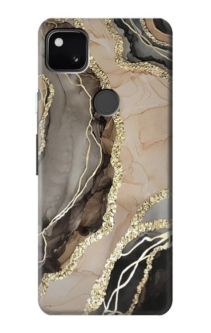 S3700 Marble Gold Graphic Printed Case For Google Pixel 4a