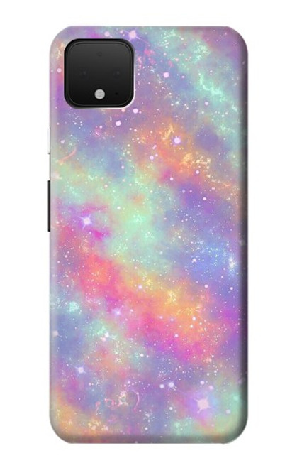 S3706 Pastel Rainbow Galaxy Pink Sky Case For Google Pixel 4